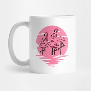 Flamingo Sunset Mug